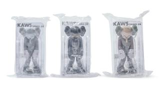 Kaws - Small Lie (Black), Small Lie (Brown) And Small Lie (Gray)