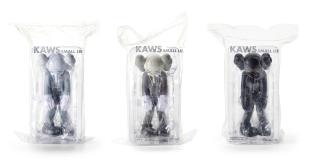 Kaws - Small Lie (Grey), Small Lie (Black), Small Lie (Brown) (Set of Three), 2017