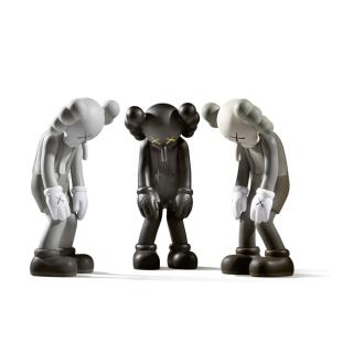KAWS - Small Lies (Black; Brown; and Grey) (Three Works)