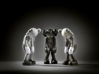 Kaws - Small Lies (Brown; Black; And Grey)