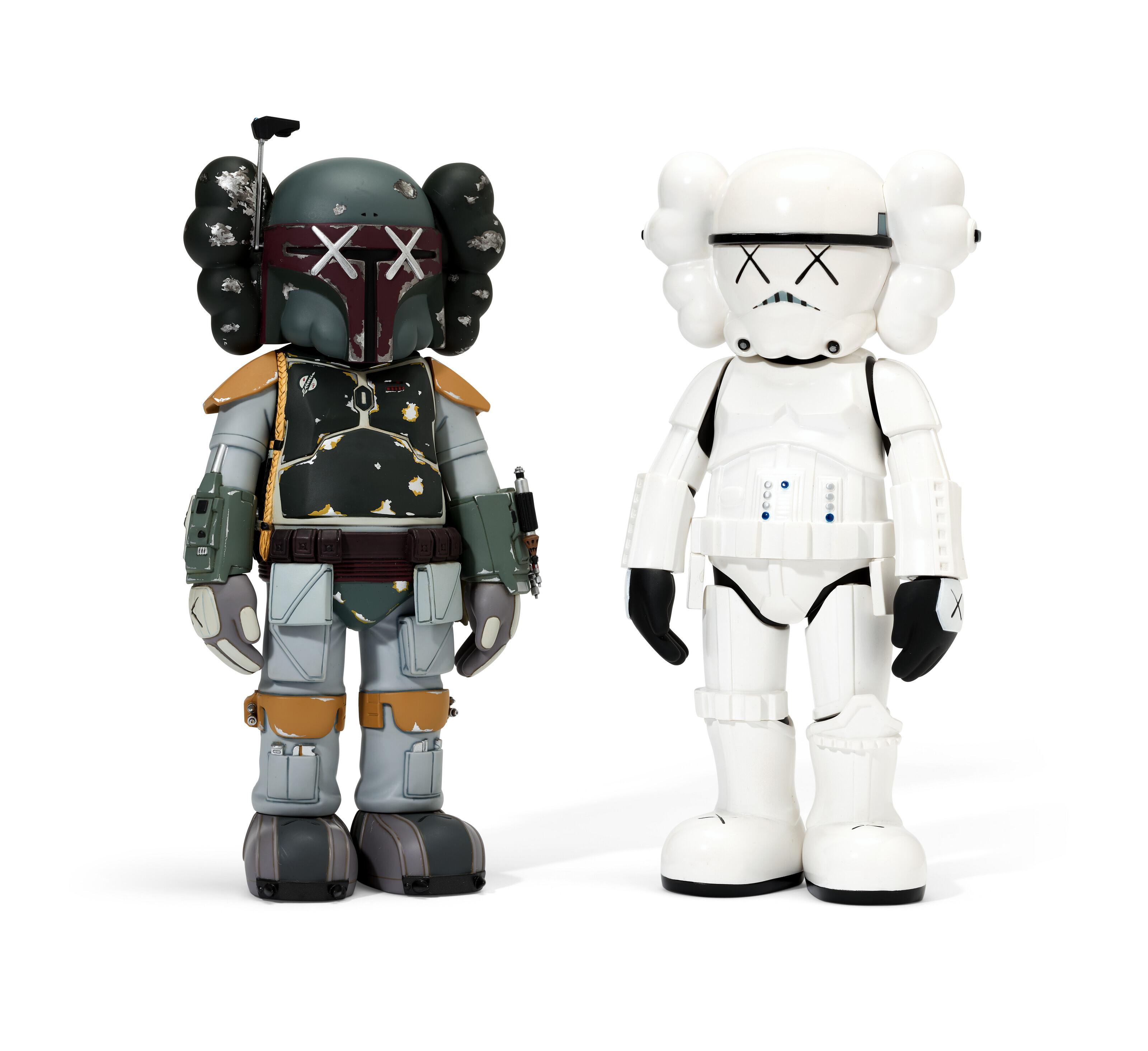 Kaws - Star Wars Boba Fett Companion; & Star Wars Stormtrooper Companion (Two Works)