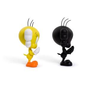 KAWS - Tweety (Black; and Yellow) (Two Works)