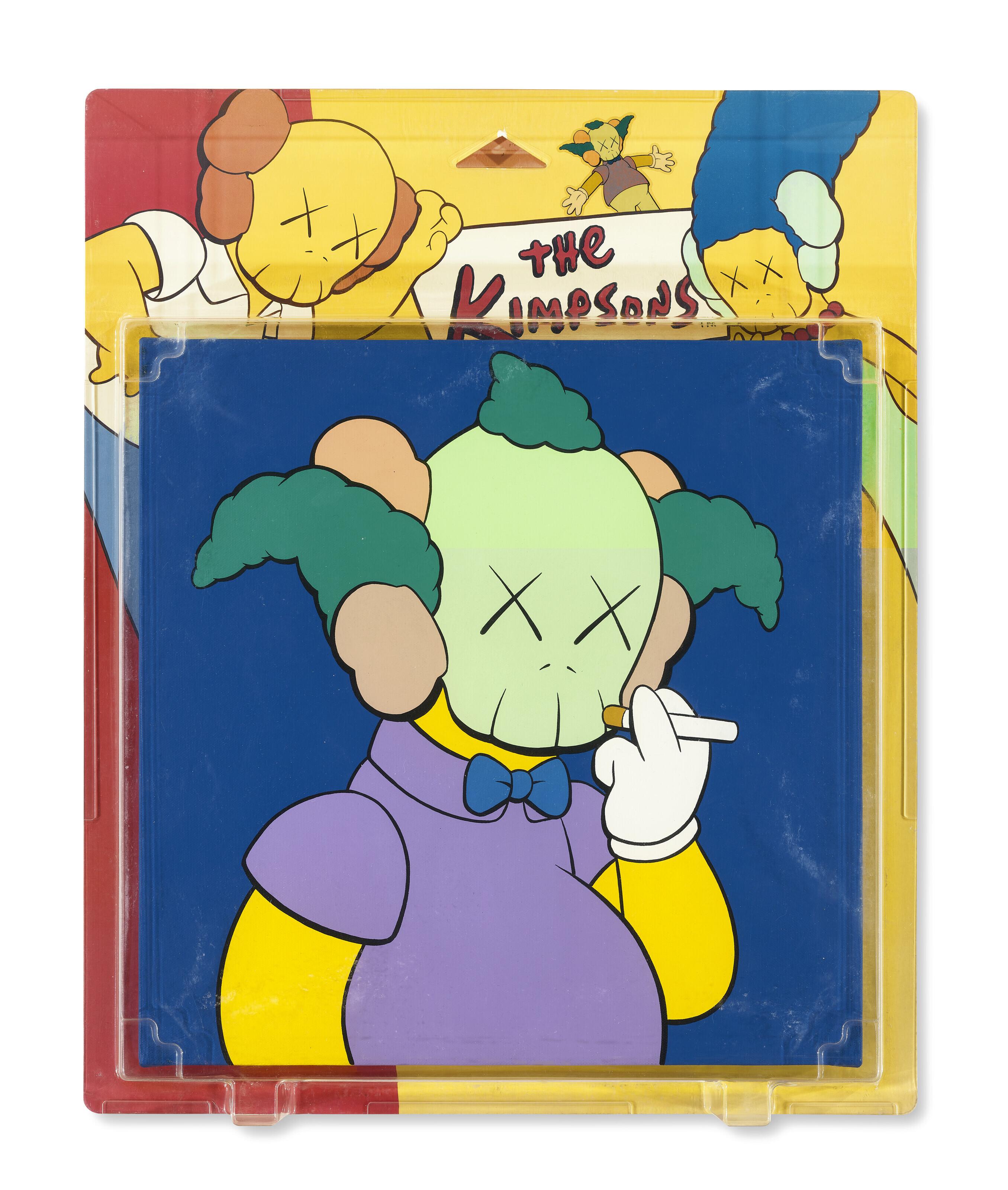 Kaws - UNTITLED (KIMPSONS), PACKAGE PAINTING SERIES
