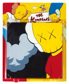 KAWS - UNTITLED (KIMPSONS) (Package Painting Series)