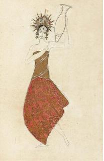 Kay Rasmus Nielsen - A dancing girl carrying a jug