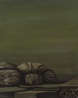 Kay Sage - Red Is Not a Bright Color in the Dark