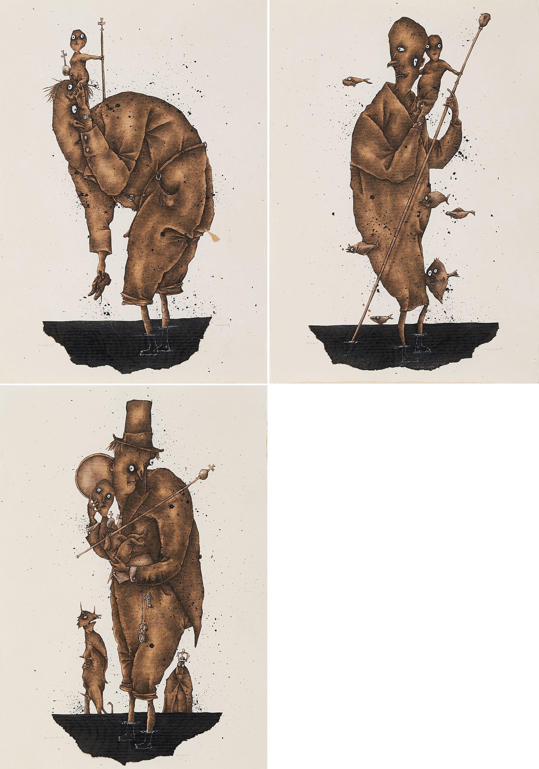 Kay Voigtmann - Christophorus I-III (3-teiliges Konvolut)