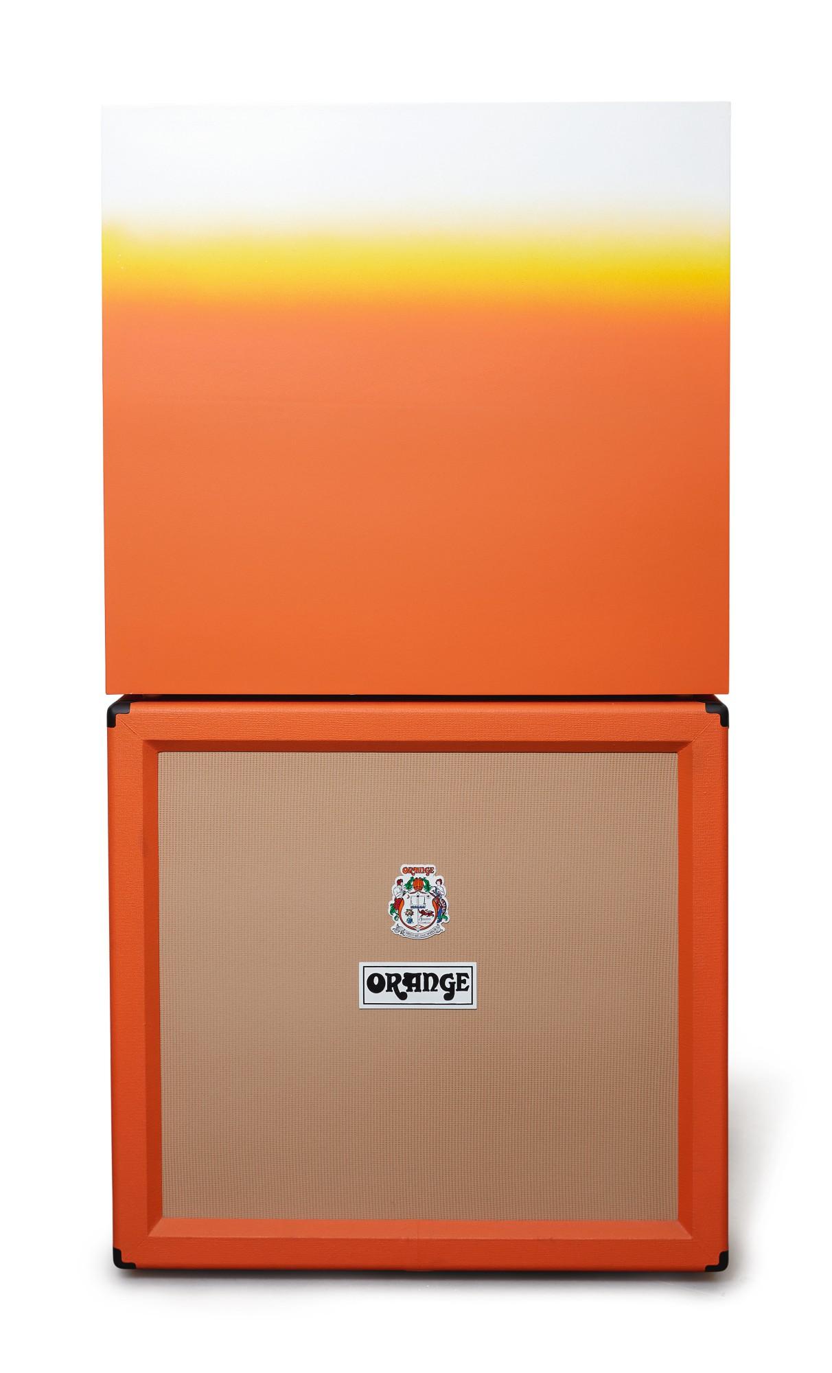 Kaz Oshiro - Orange Speaker Cabinet With Box (Orange, Yellow And White)