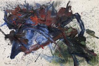 Kazuo Shiraga - Chikisei Sesuisho (Shan Tinggui - The 108 Liangshan heroes in the Water Margin)