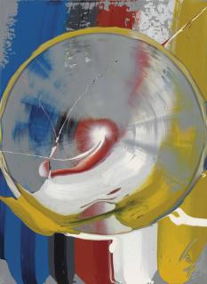 Kazuo Shiraga - Goshiki Zanmai  (Five Colour Samadhi)