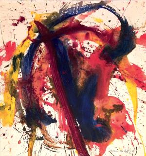 Kazuo Shiraga - Herbst Berg (Autumnal Mountain)