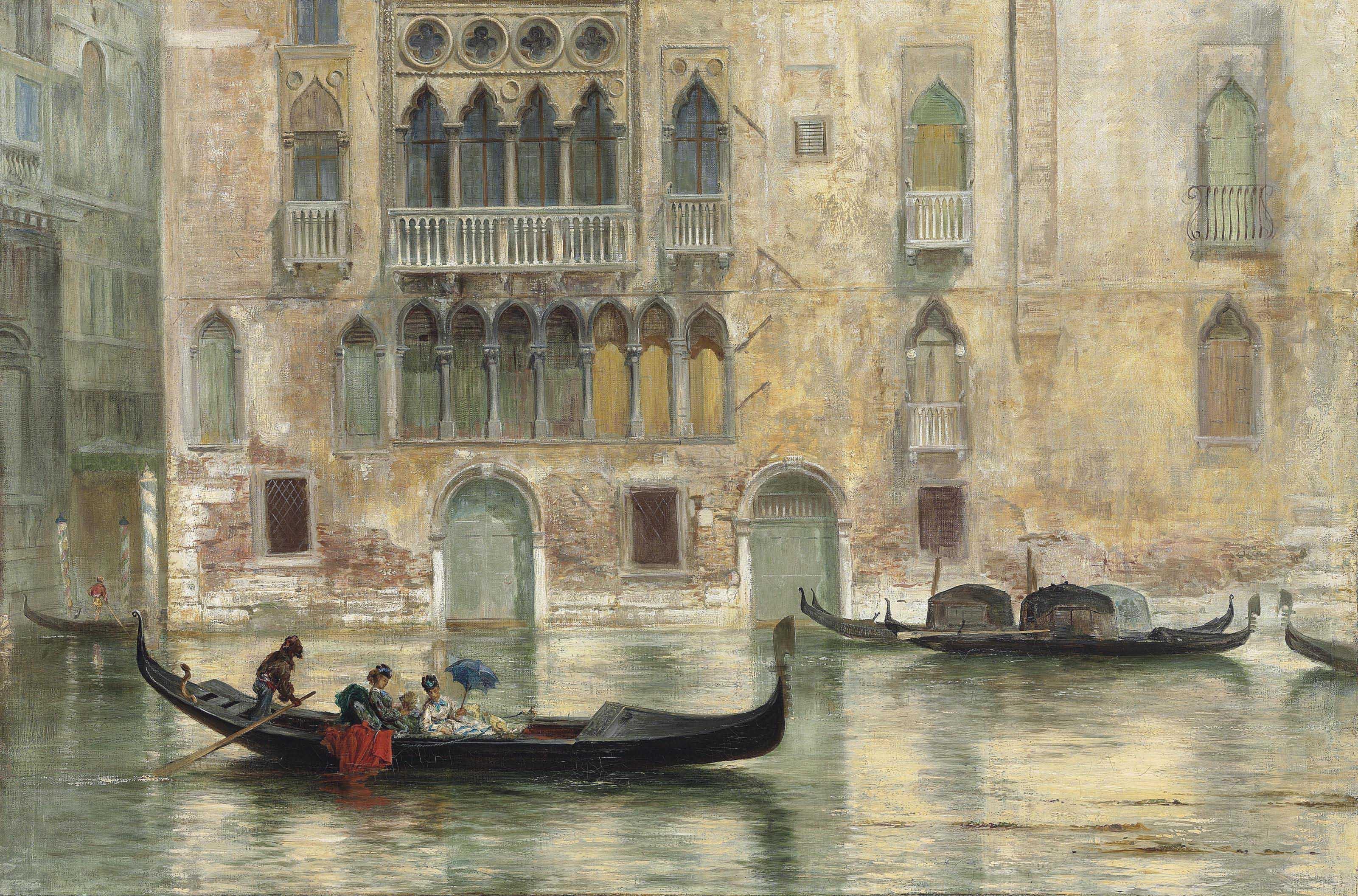 Keeley Halswelle, R.A. - On the Grand Canal, Venice