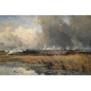 Keeley Halswelle, R.I., A.R.S.A. - Passing Storm, Ely