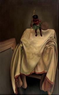 Kees Boendermaker - A still life with a little black puppet