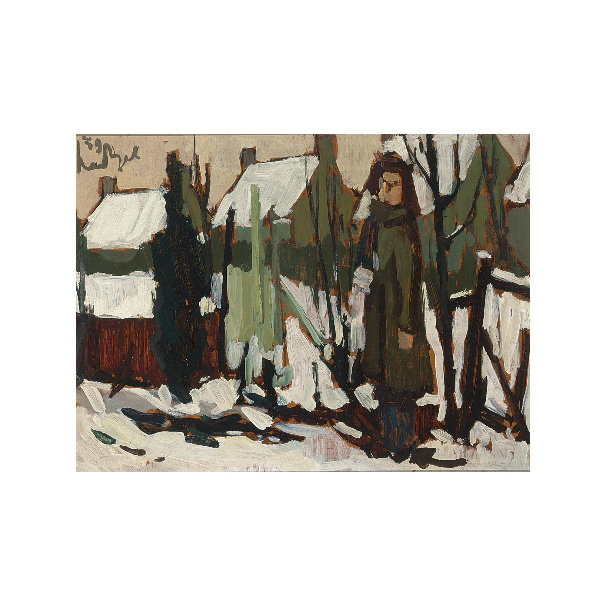 Kees Bol - \'Winterlandschap Tuin\'