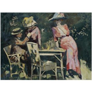 Kees Maks - Dutch Tuinscene - Garden Scene