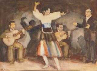 Kees Maks - Gitanedanseres no. 2 - Gitane dancer no. 2