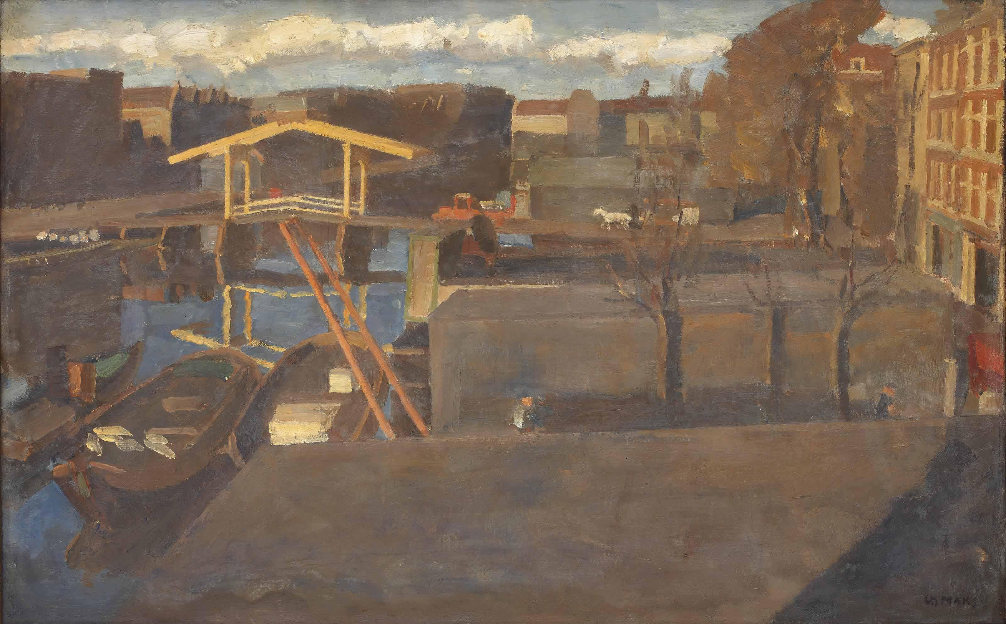 Kees Maks - Het Prinseneiland te Amsterdam