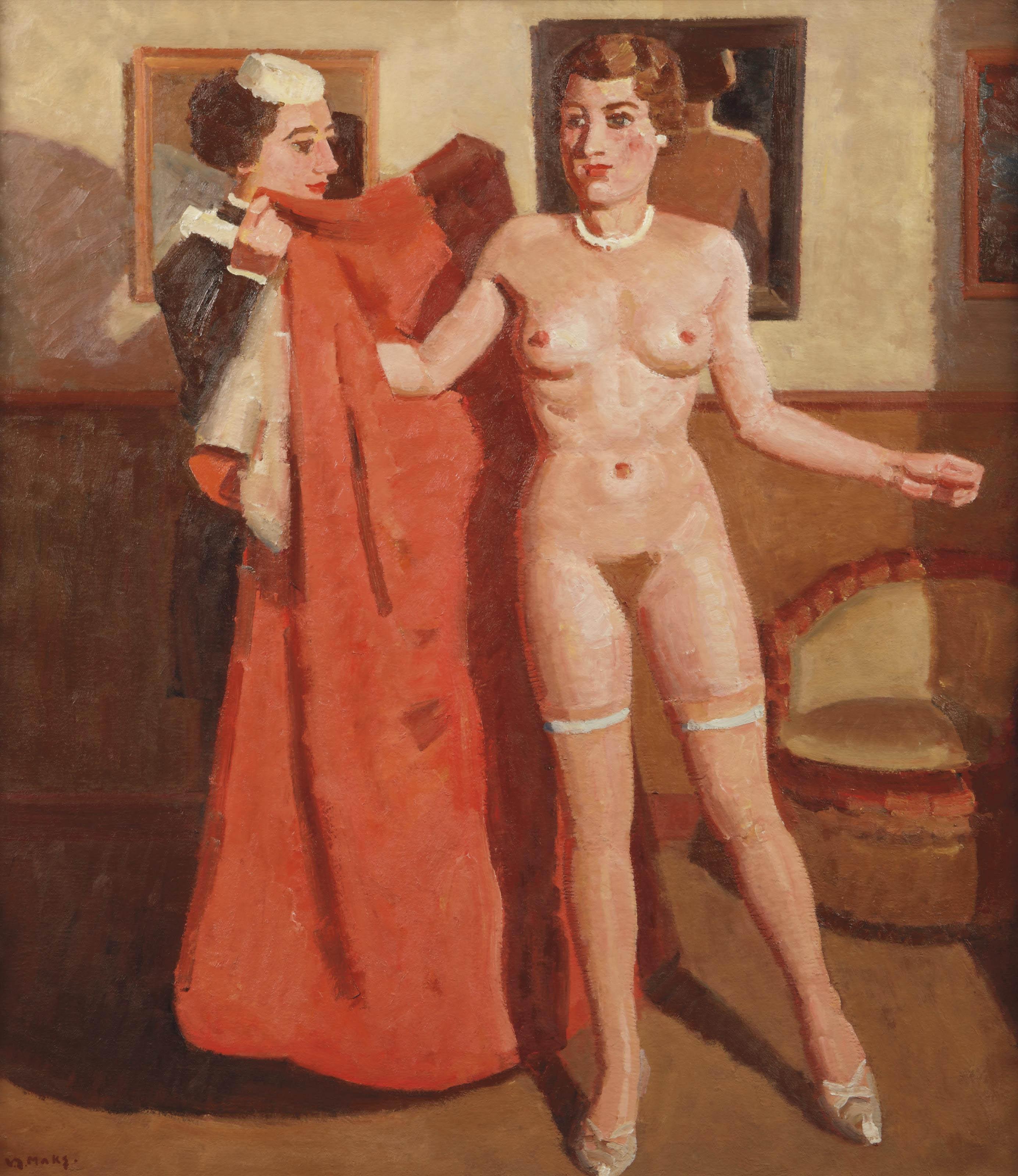 Kees Maks - Na het bad; after bathing