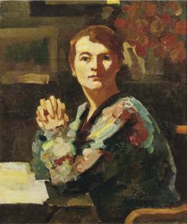 Kees Maks - Portrait of a lady