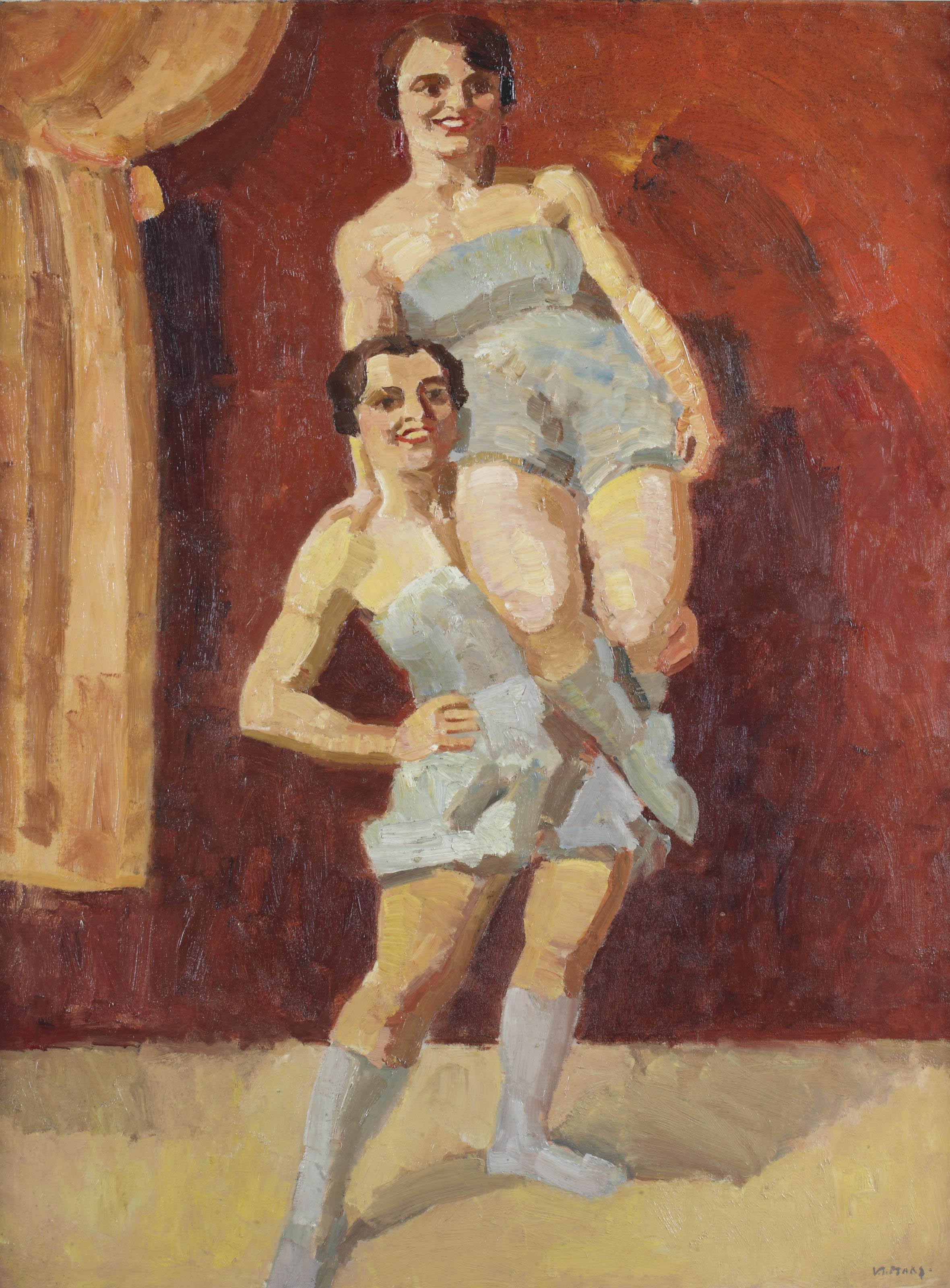 Kees Maks - Vrouwelijke acrobaten