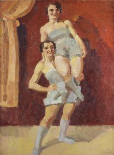 Kees Maks - Vrouwelijke acrobaten