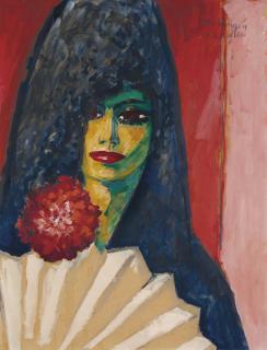 Kees Van Dongen - Espagnole à la mantille