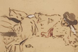 Kees Van Dongen - Femme Allongée