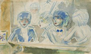 Kees van Dongen - Jeunes Femmes Dans Une Loge