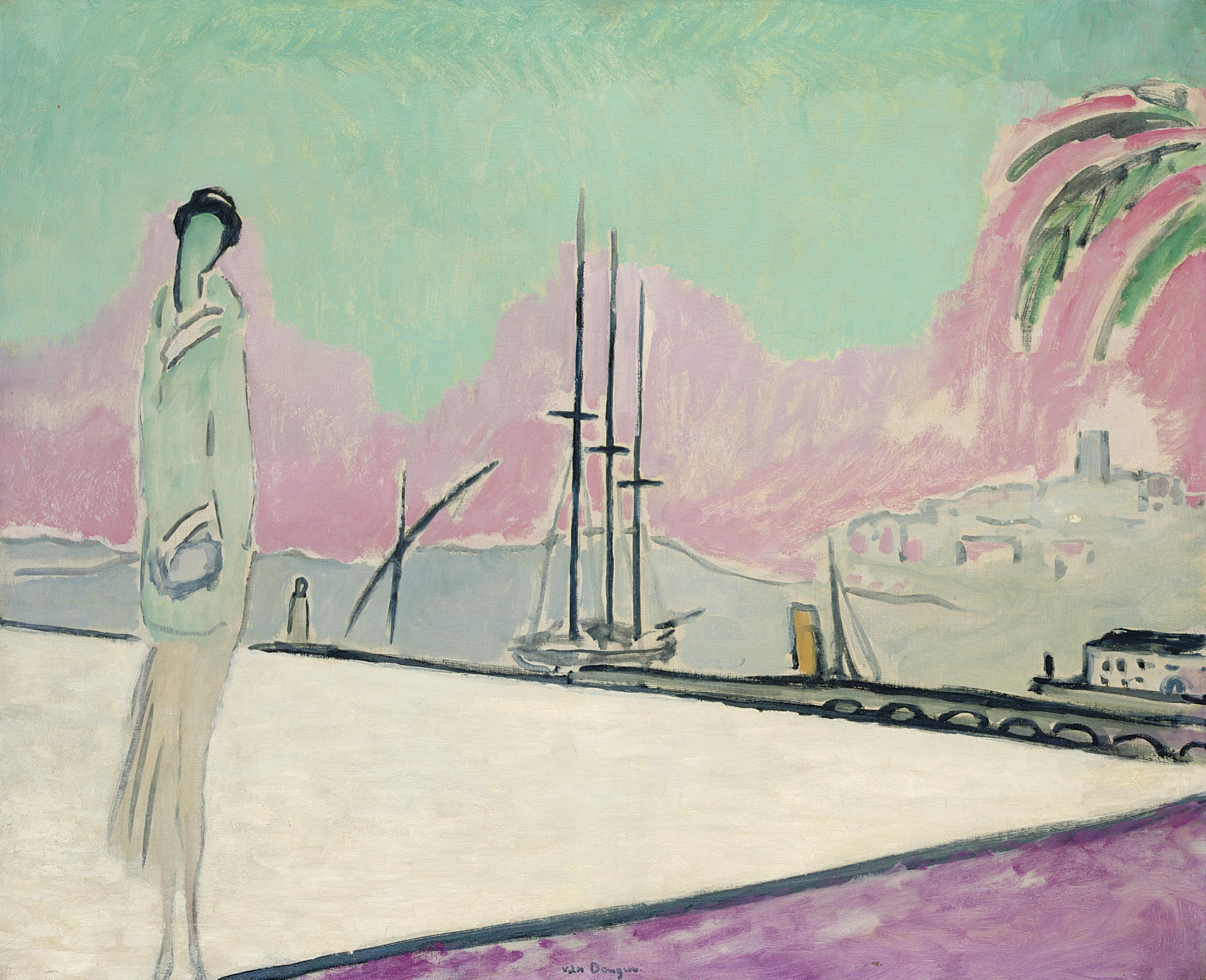 Kees Van Dongen - La baie d\'Antibes