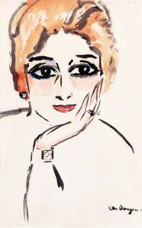 Kees Van Dongen - La femme à la montre