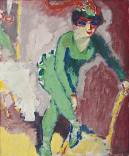 Kees van Dongen - La femme au collant vert