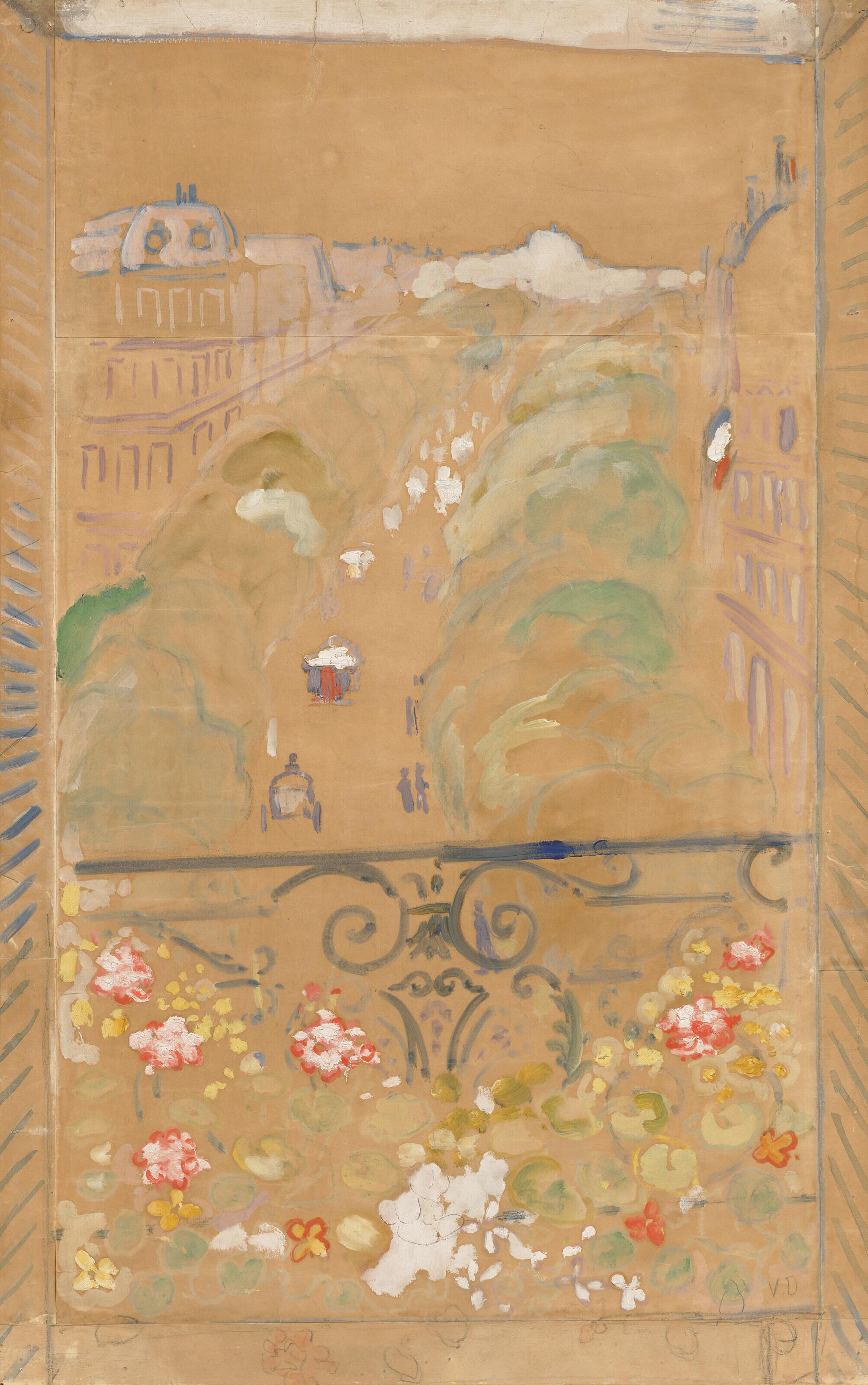 Kees van Dongen - L\'Avenue Montaigne à Paris