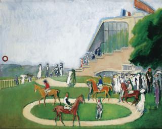 Kees Van Dongen - Le Paddock À Deauville