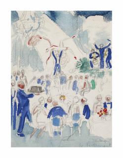 Kees Van Dongen - Le restaurant, Deauville