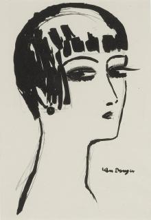 Kees van Dongen - Les Cheveux Courts (Juffermans L8C)
