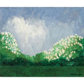Kees van Dongen - Marroniers En Fleurs