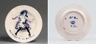 Kees van Dongen - Mistinguette en faïence