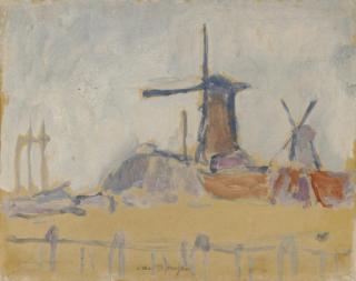 Kees van Dongen - Moulins près de Rotterdam