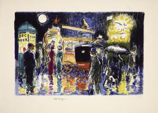 Kees van Dongen - Place Pigalle by night
