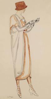 Kees van Dongen - Portrait D\'Une Modèle