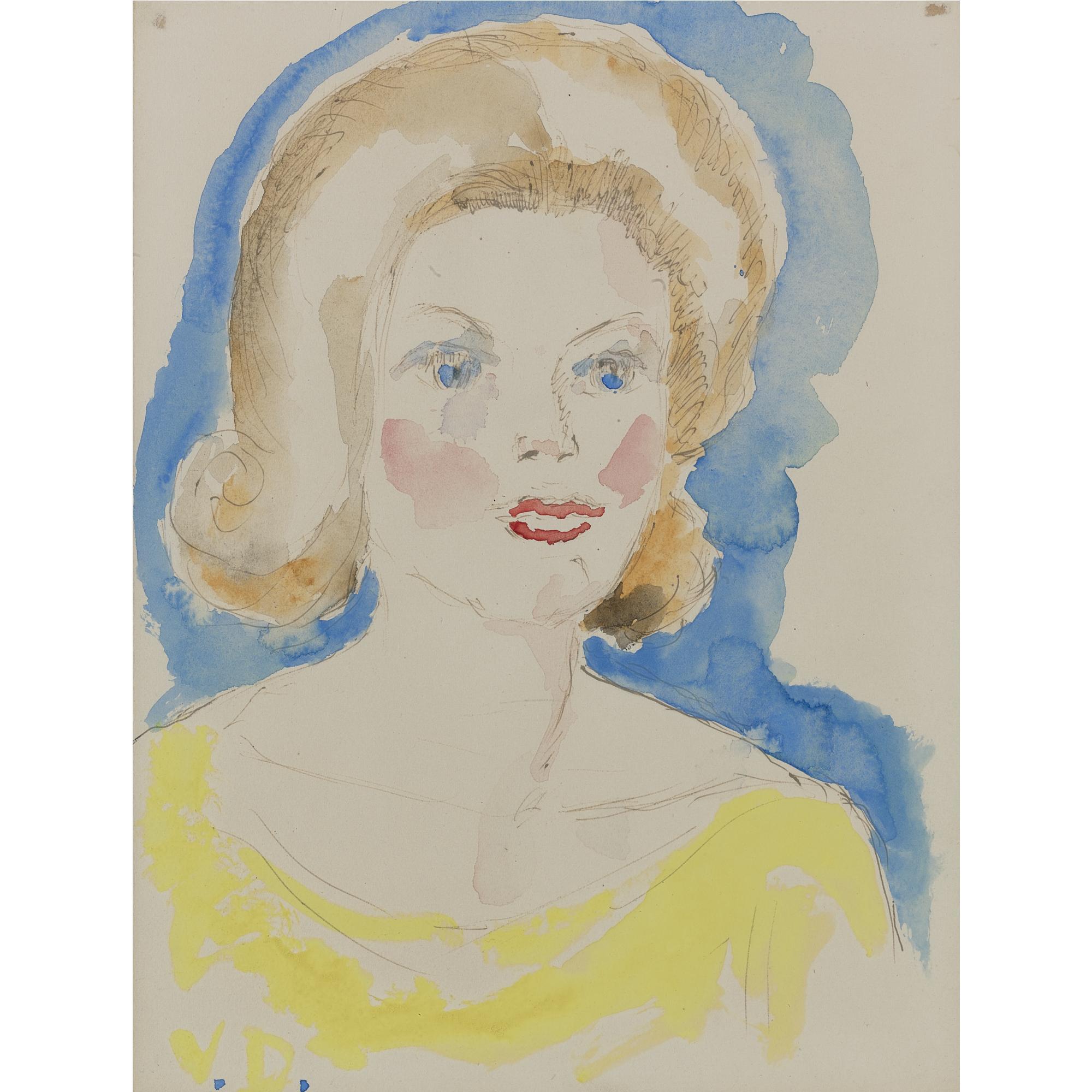 Kees van Dongen - Portrait Of A Woman