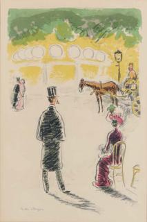 Kees van Dongen - The Carrousel and the Fiacre (Juffermans L27)