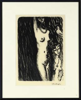 Kees Van Dongen - Torso (Two Girls And A Pigeon) (J. L5)