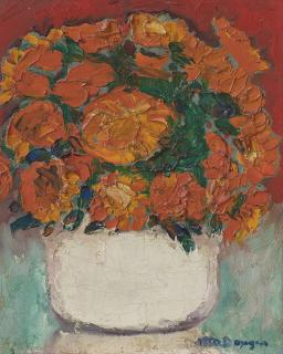 Kees Van Dongen - Vase de fleurs