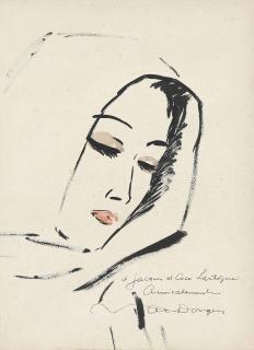 Kees Van Dongen - Visage de femme