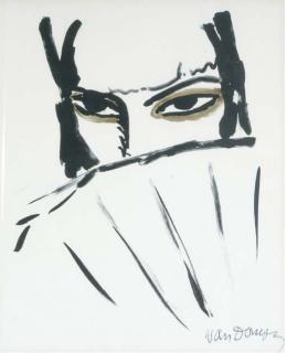Kees van Dongen - Woman with a fan