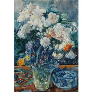 Kees Verweij - Dutch still Life With Roses