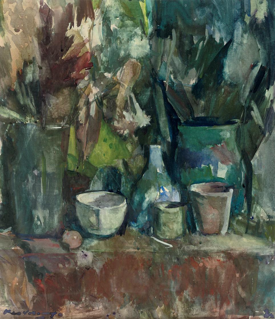 Kees Verwey - A corner in the artist\'s studio