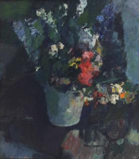 Kees Verwey - A still life with flowers